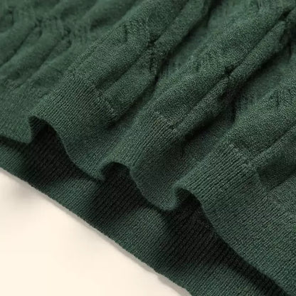 Knitted Jacquard Polo Shirt