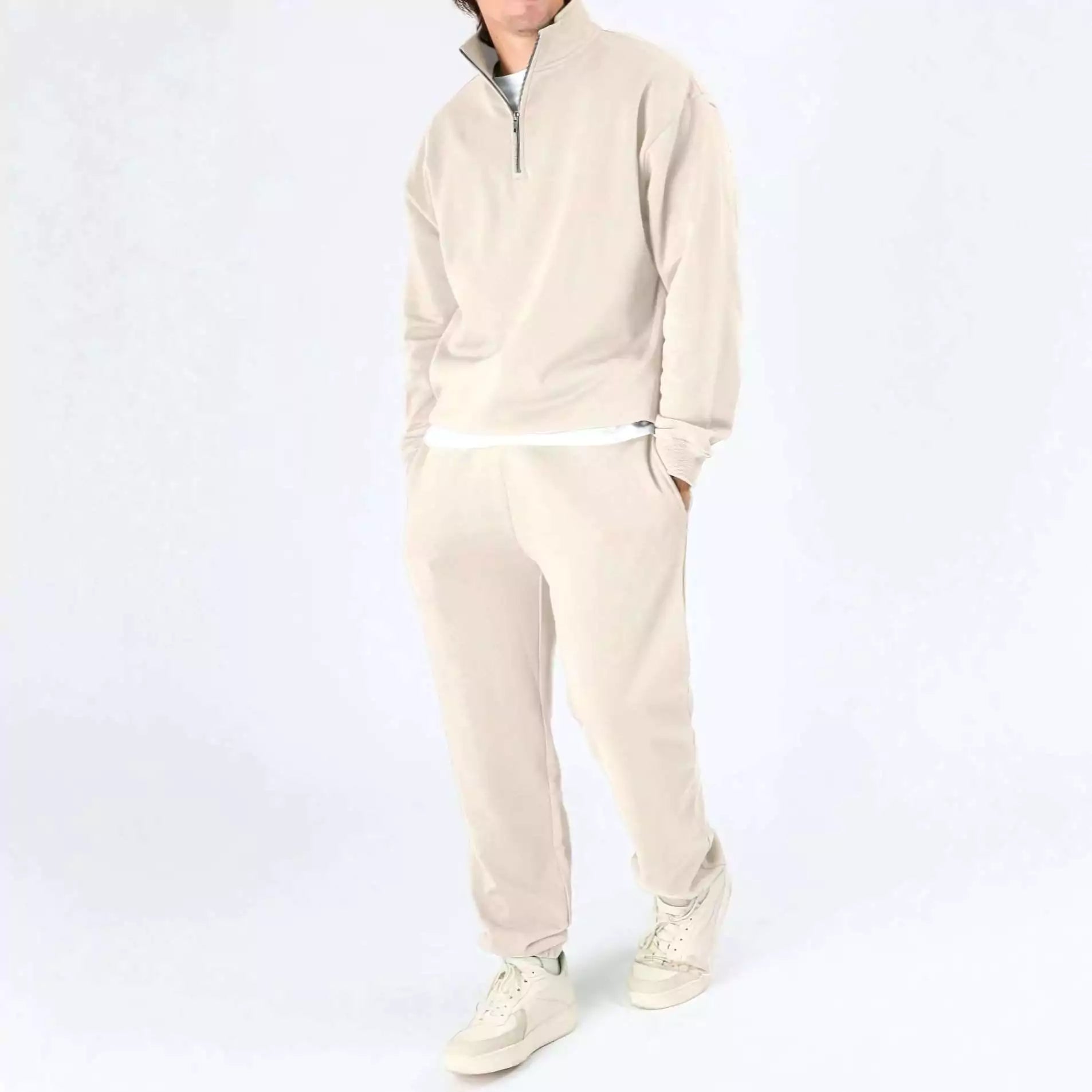 The Malvern Quarter-Zip Sweatershirt - The Malvern Quarter-Zip Sweatershirt Alex Shogun Men's Clothes