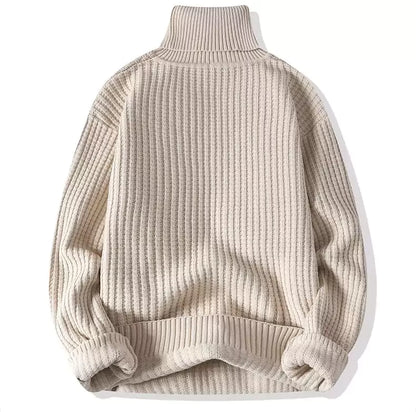 Knit Turtleneck Sweater - Men's Knit Turtleneck Sweater - Warm and Comfortable Alex Shogun Men's Clothes