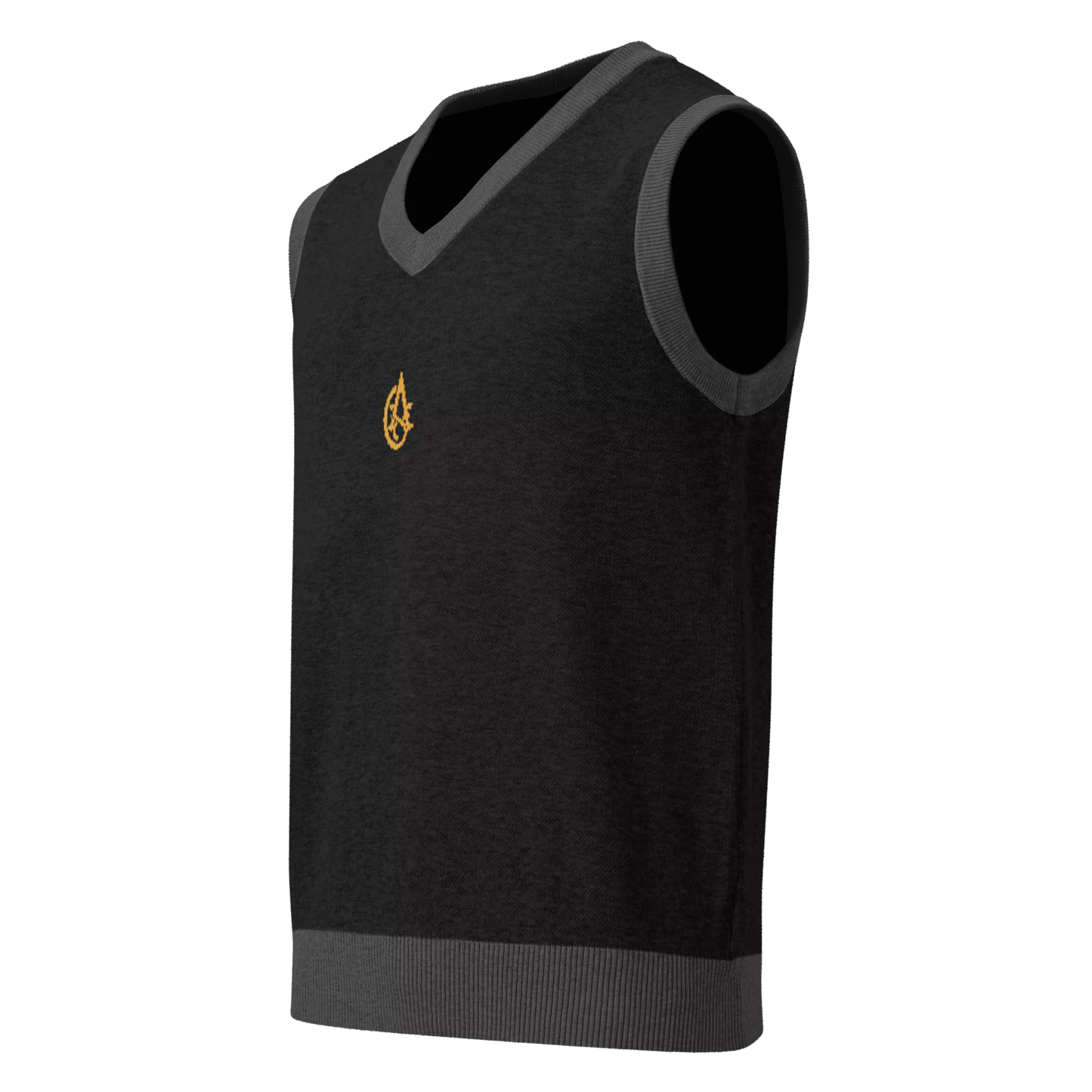 The Noir V-Neck Vest - The Noir V-Neck Vest Alex Shogun Men's Clothes