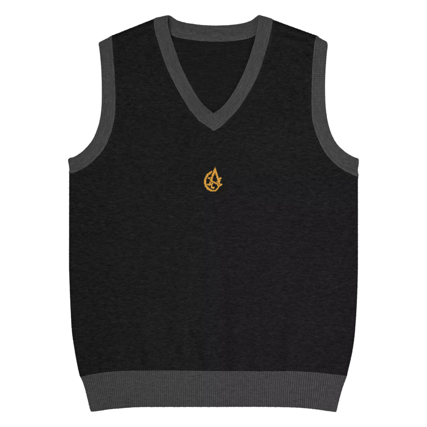 The Noir V-Neck Vest - The Noir V-Neck Vest Alex Shogun Men's Clothes