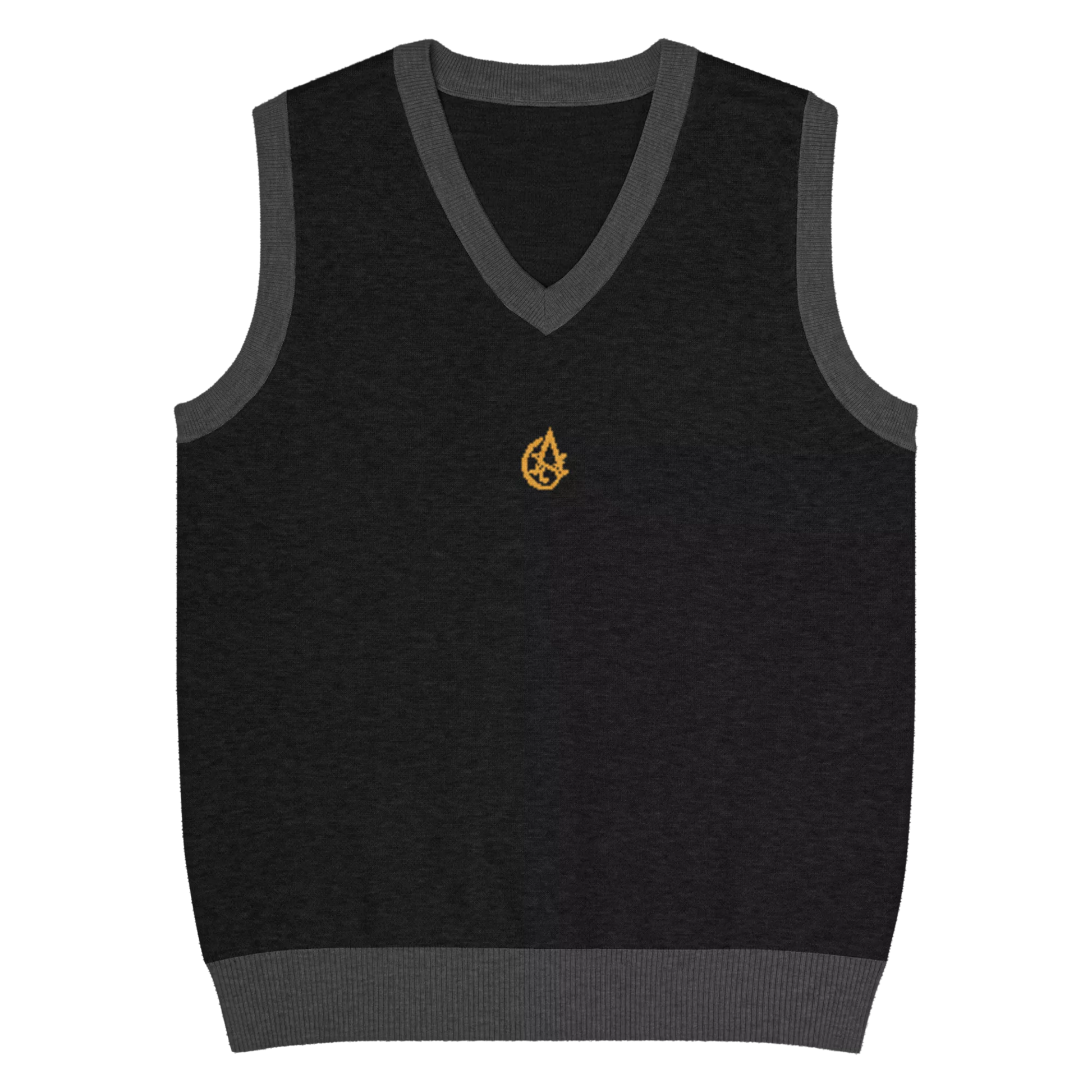 The Noir V-Neck Vest - The Noir V-Neck Vest Alex Shogun Men's Clothes