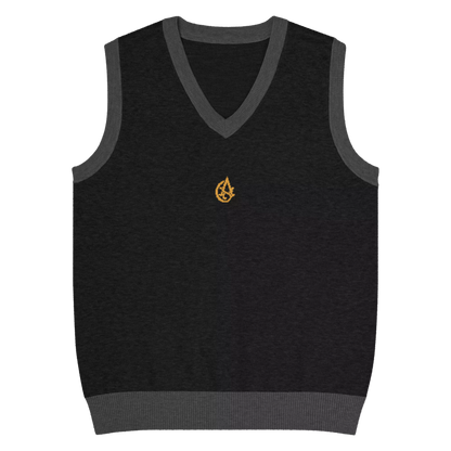 The Noir V-Neck Vest - The Noir V-Neck Vest Alex Shogun Men's Clothes