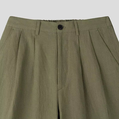 Korean Nobility Pants - Korean Nobility Pants | Wide-Leg Trousers | Men's Luxury Linen Pants Alex Shogun Men's Clothes