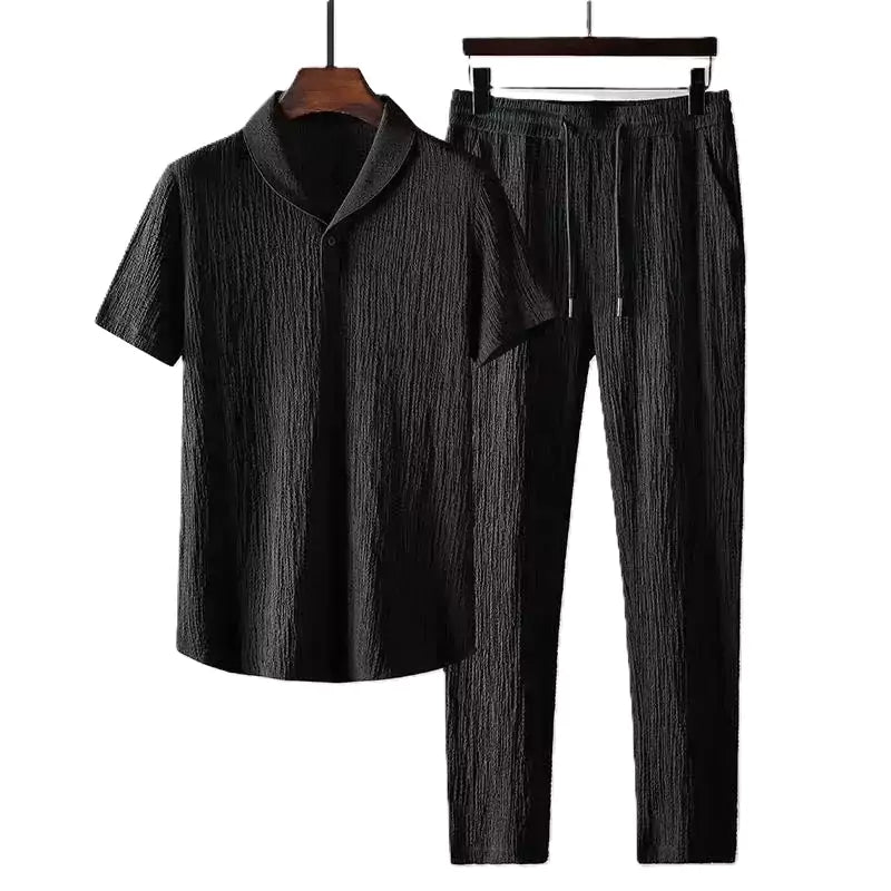 Luxe Lounge Set -  #  Top Luxury Men's Summer Outfit | Soft, Breathable Lounge Set for Comfort 