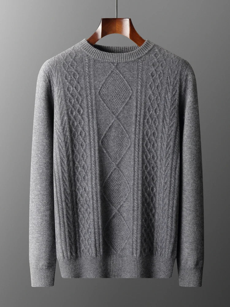 ADDONEE Cashmere Sweater - Luxury Cashmere Pullover Sweater | Soft, Warm, and Stylish Alex Shogun Men's Clothes