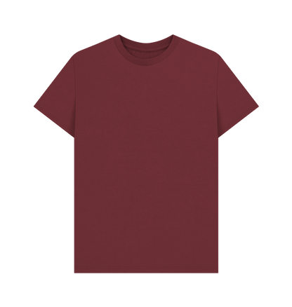 Red Wine Printed T-shirt Front