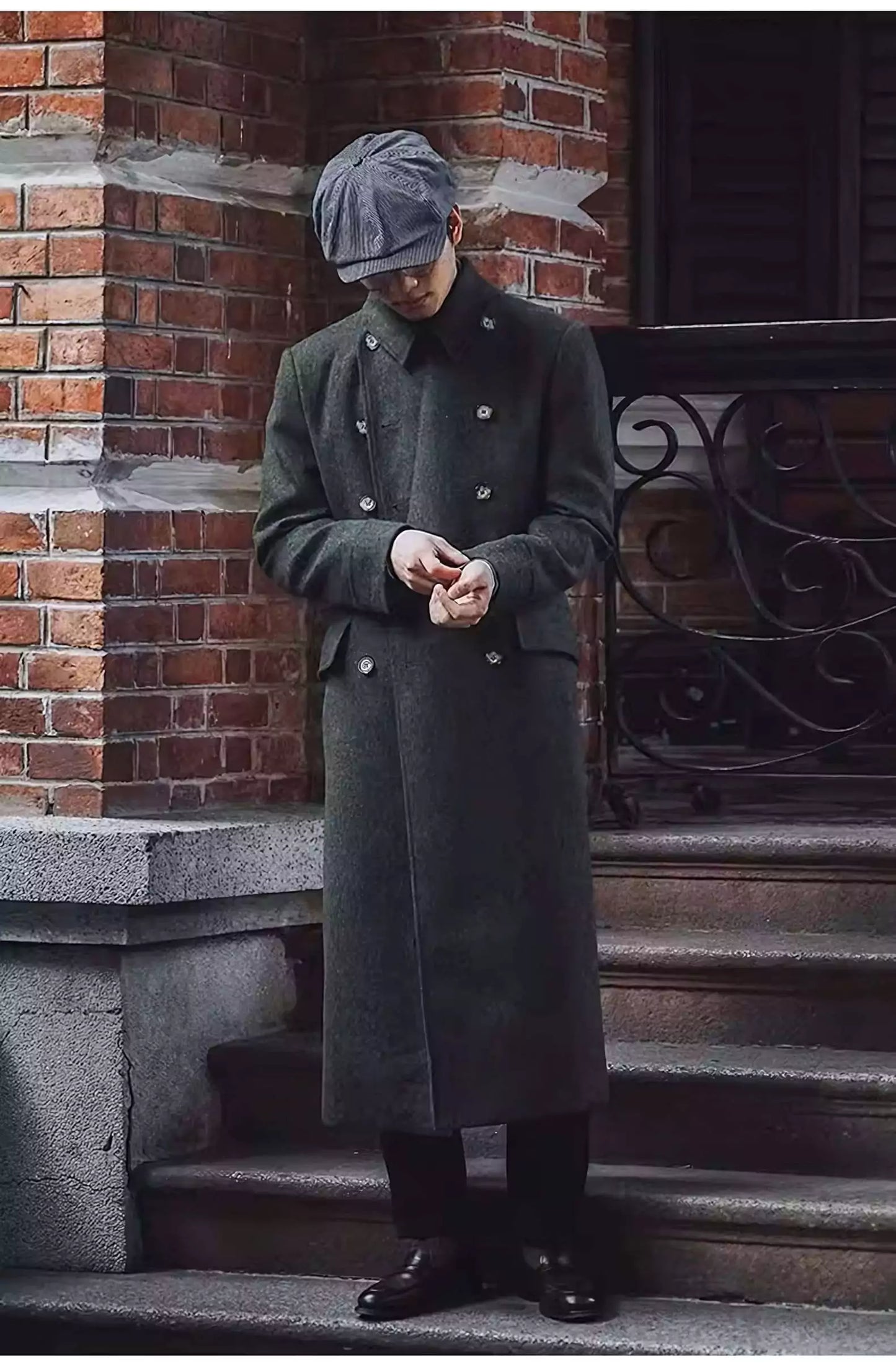 Classic Double-Breasted Wool Coat - Shop Classic Double-Breasted Wool Coat: Timeless Elegance Alex Shogun Men's Clothes