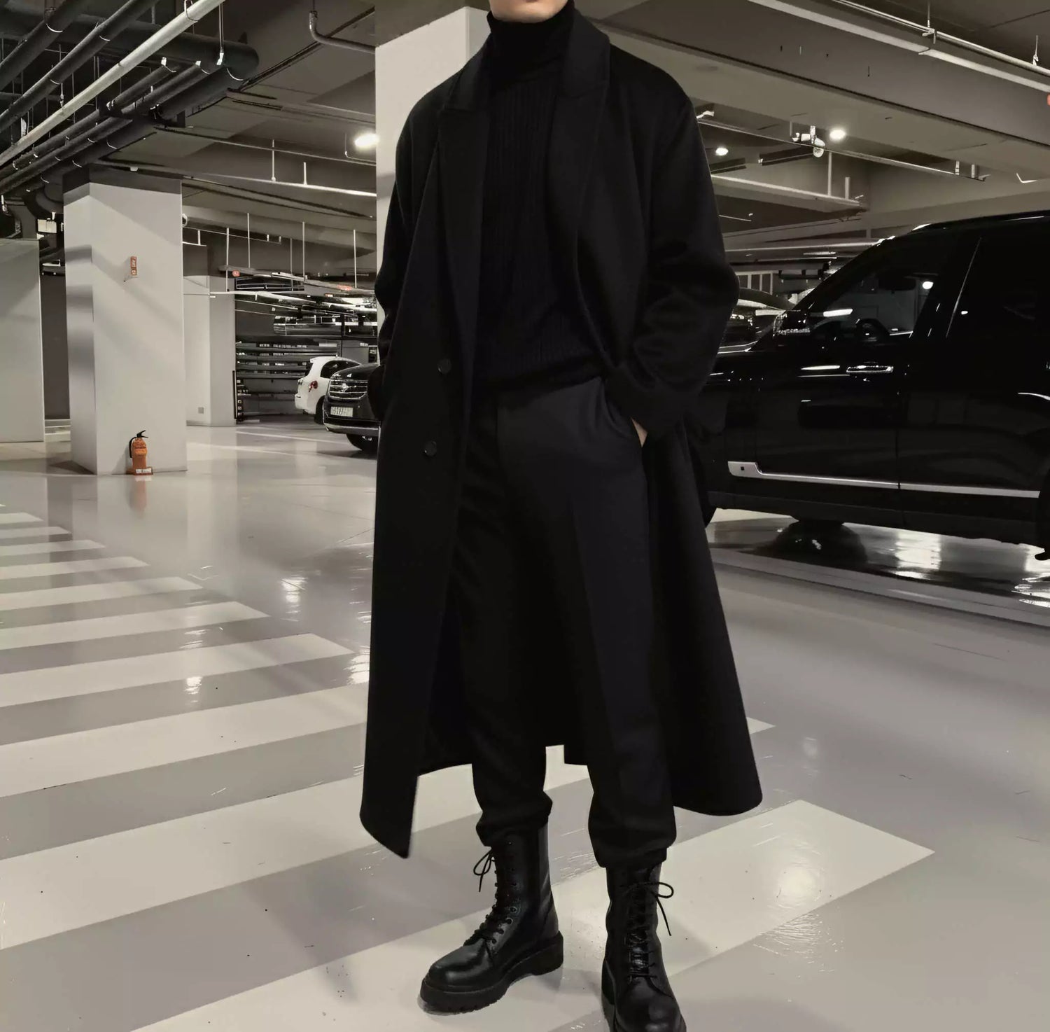 Single-Breasted Coat AlexShogun - Single-Breasted Coat AlexShogun Alex Shogun Men's Clothes