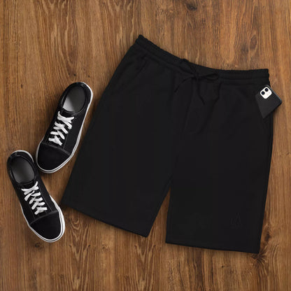 Obsidian Shorts – Minimalist Embroidered Men's Cotton Shorts - Shop Obsidian Shorts – Men's Embroidered Comfortable Cotton Shorts Alex Shogun Men's Clothes