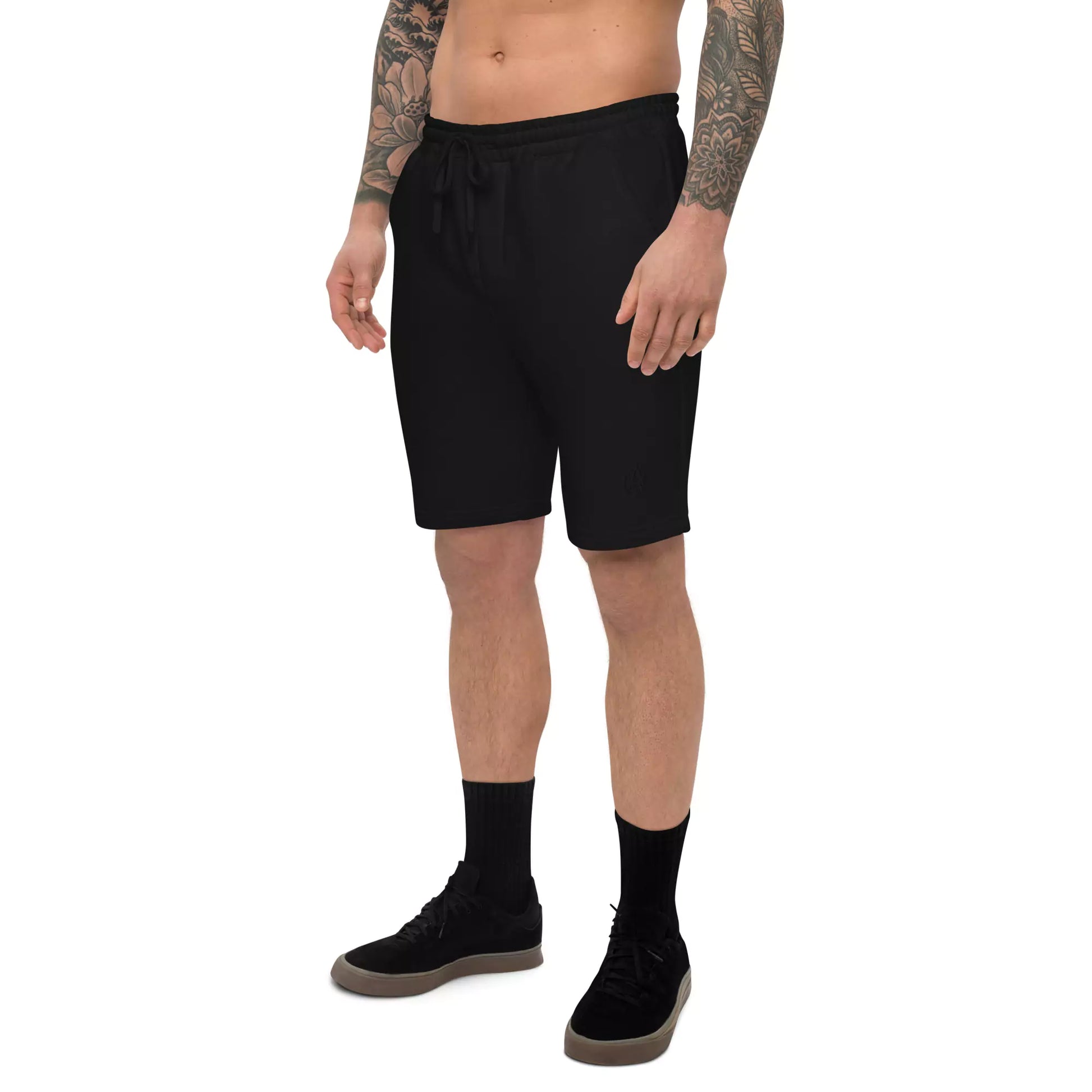Obsidian Shorts – Minimalist Embroidered Men's Cotton Shorts - Shop Obsidian Shorts – Men's Embroidered Comfortable Cotton Shorts Alex Shogun Men's Clothes
