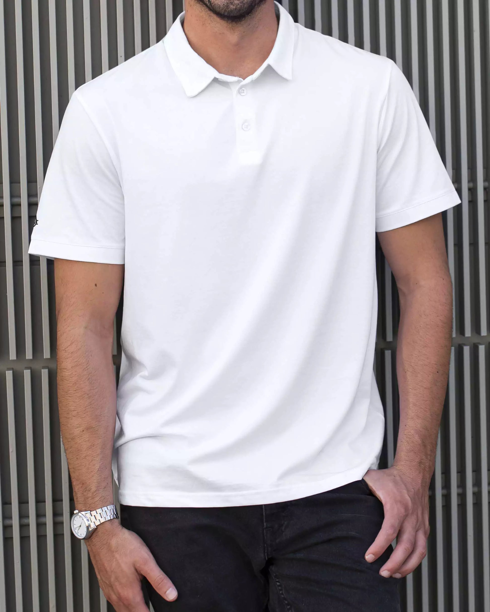 The Monaco Piqué Polo Shirt - The Monaco Piqué Polo Shirt Alex Shogun Men's Clothes
