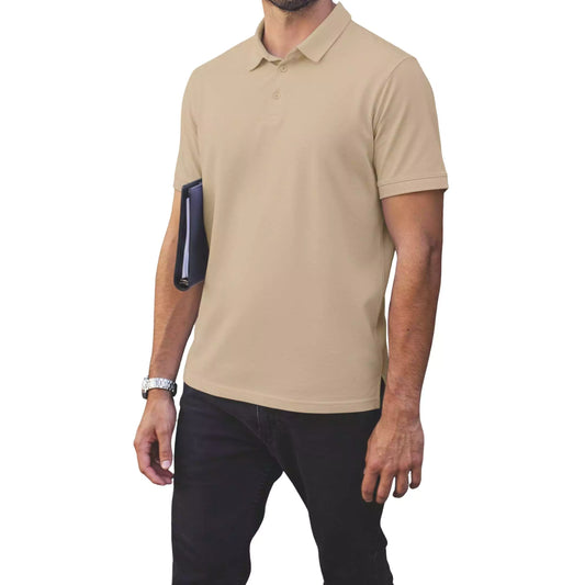 The Monaco Piqué Polo Shirt - The Monaco Piqué Polo Shirt Alex Shogun Men's Clothes
