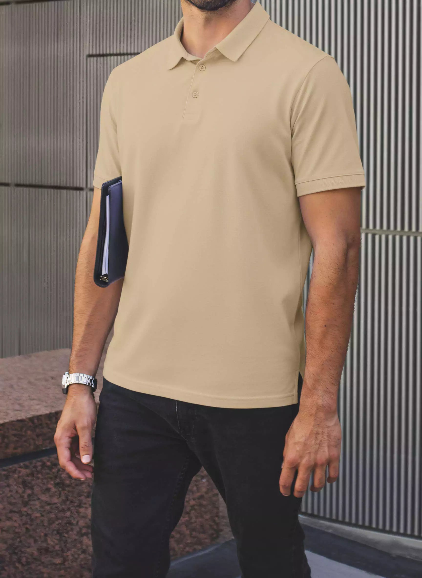 The Monaco Piqué Polo Shirt - The Monaco Piqué Polo Shirt Alex Shogun Men's Clothes