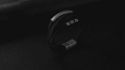 The Guardian Cross Bracelet — Tiger Eye Edition