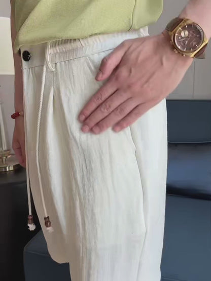 Capri-Club-Leinen-Shorts