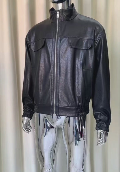 Chaqueta de cuero Maverick