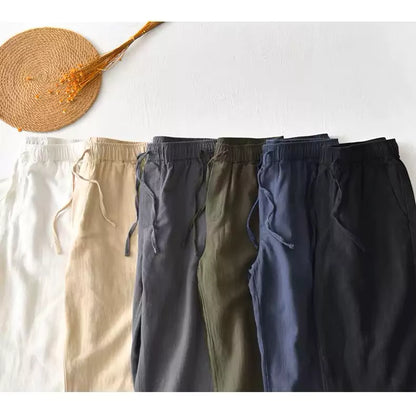 Pure Linen Pants - Men Linen Pants: Premium Comfort, Breathable Linen Pants - Shop Now! Alex Shogun Men's Clothes