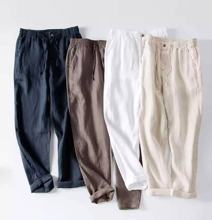 IHQ Pure Linen Pants - Men Linen Pants: Premium Comfort, Breathable Linen Pants - Shop Now! Alex Shogun Men's Clothes