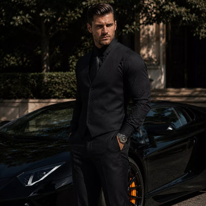 The Apex Tailored Vest - Men's Tailored Suit Vest | Elegant Waistcoat | Alex Shogun Alex Shogun Men's Clothes