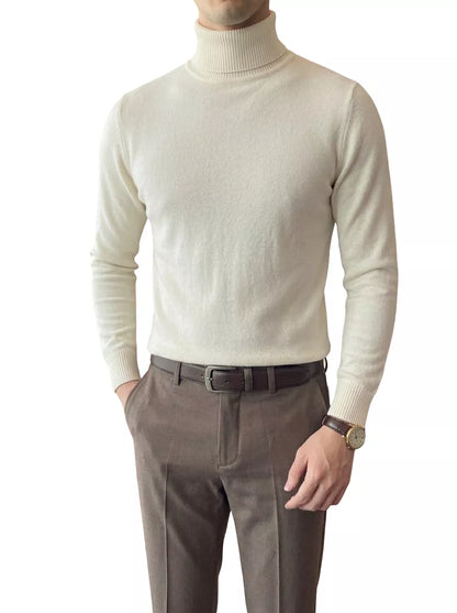 The Anti-Pilling Turtleneck Pullover - Men's Anti-Pilling Turtleneck | Minimalist Pullover | Alex Shogun Alex Shogun Men's Clothes