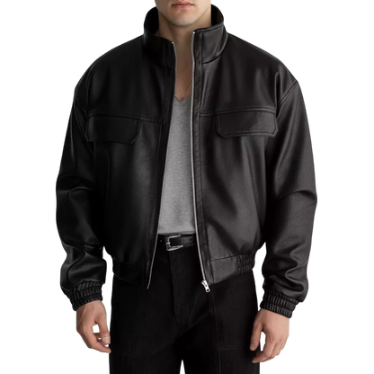 Maverick Leather Jacket - Maverick Leather Jacket Alex Shogun Men's Clothes