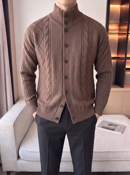 The Balmoral Knit Cardigan - Alex Shogun Men's Clothes