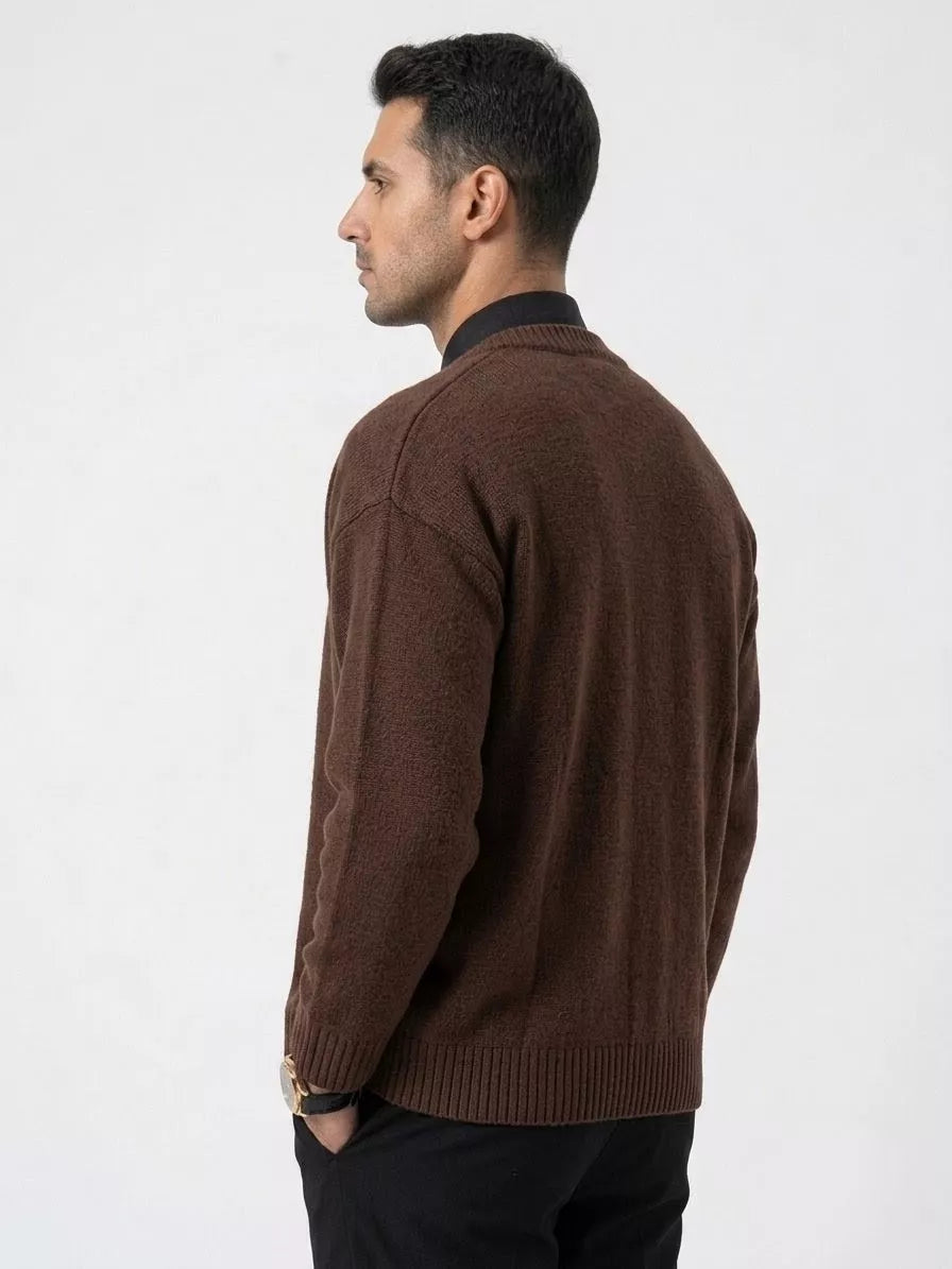 Classic Knitted Cardigan - Men's Classic Knitted Cardigan | Elegant Knitwear | Alex Shogun Alex Shogun Men's Clothes