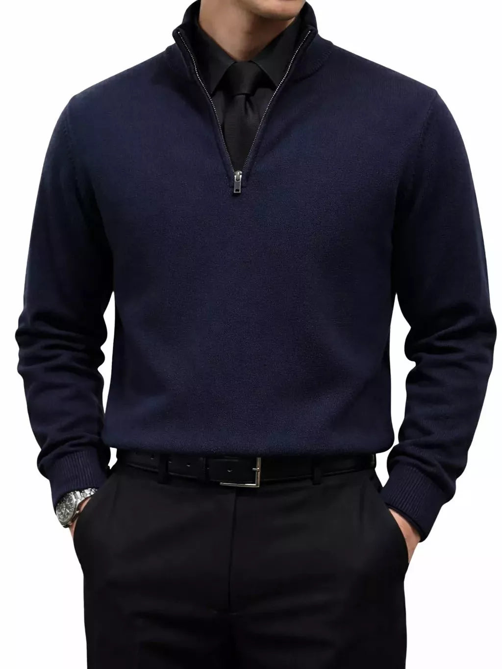 The Malvern Quarter-Zip Sweatershirt - Men's Quarter Zip Sweatshirt | Organic Cotton Classic | Alex Shogun Alex Shogun Men's Clothes