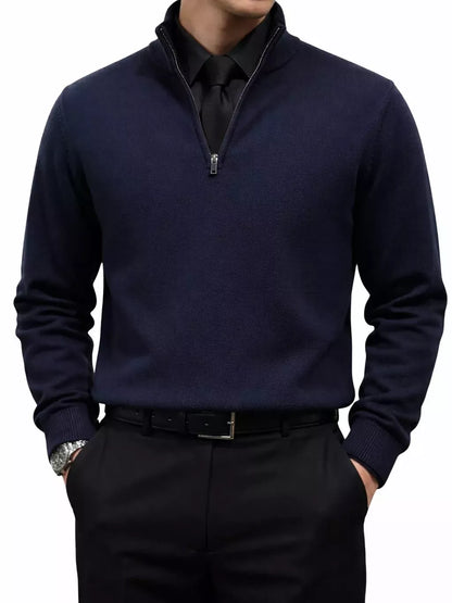 The Malvern Quarter-Zip Sweatershirt - Men's Quarter Zip Sweatshirt | Organic Cotton Classic | Alex Shogun Alex Shogun Men's Clothes