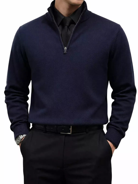 The Malvern Quarter-Zip Sweatershirt - Men's Quarter Zip Sweatshirt | Organic Cotton Classic | Alex Shogun Alex Shogun Men's Clothes