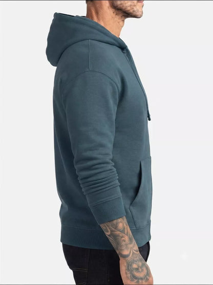 Organic Cotton Full Zip Hoodie - Organic Cotton Full Zip Hoodie for Men | Heavyweight | AlexShogun Alex Shogun Men's Clothes