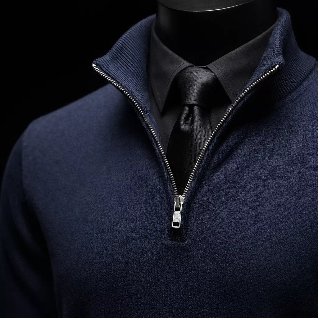 The Malvern Quarter-Zip Sweatershirt - The Malvern Quarter-Zip Sweatershirt Alex Shogun Men's Clothes