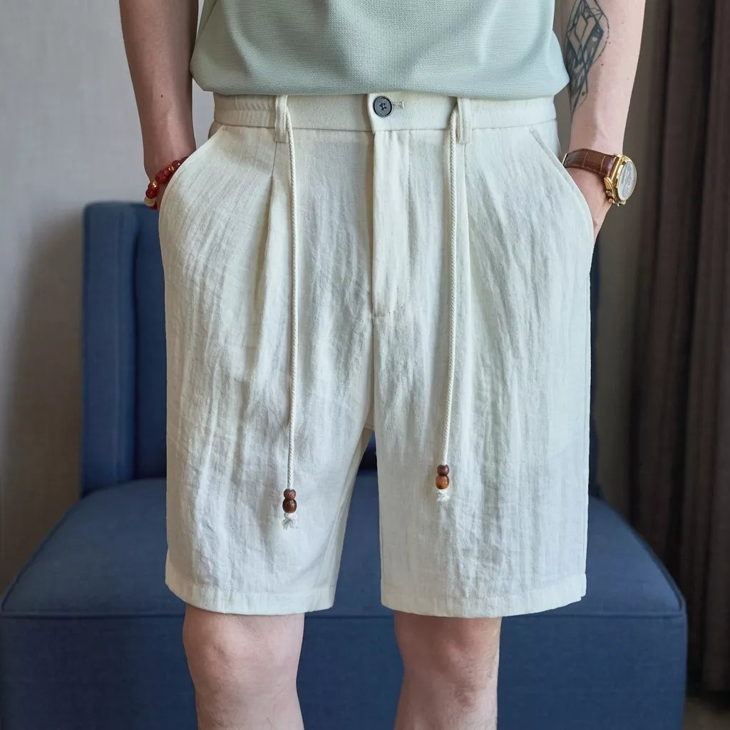 Capri Club Linen Shorts - Men's Linen Shorts | Tailored Summer Shorts | Alex Shogun Alex Shogun Men's Clothes