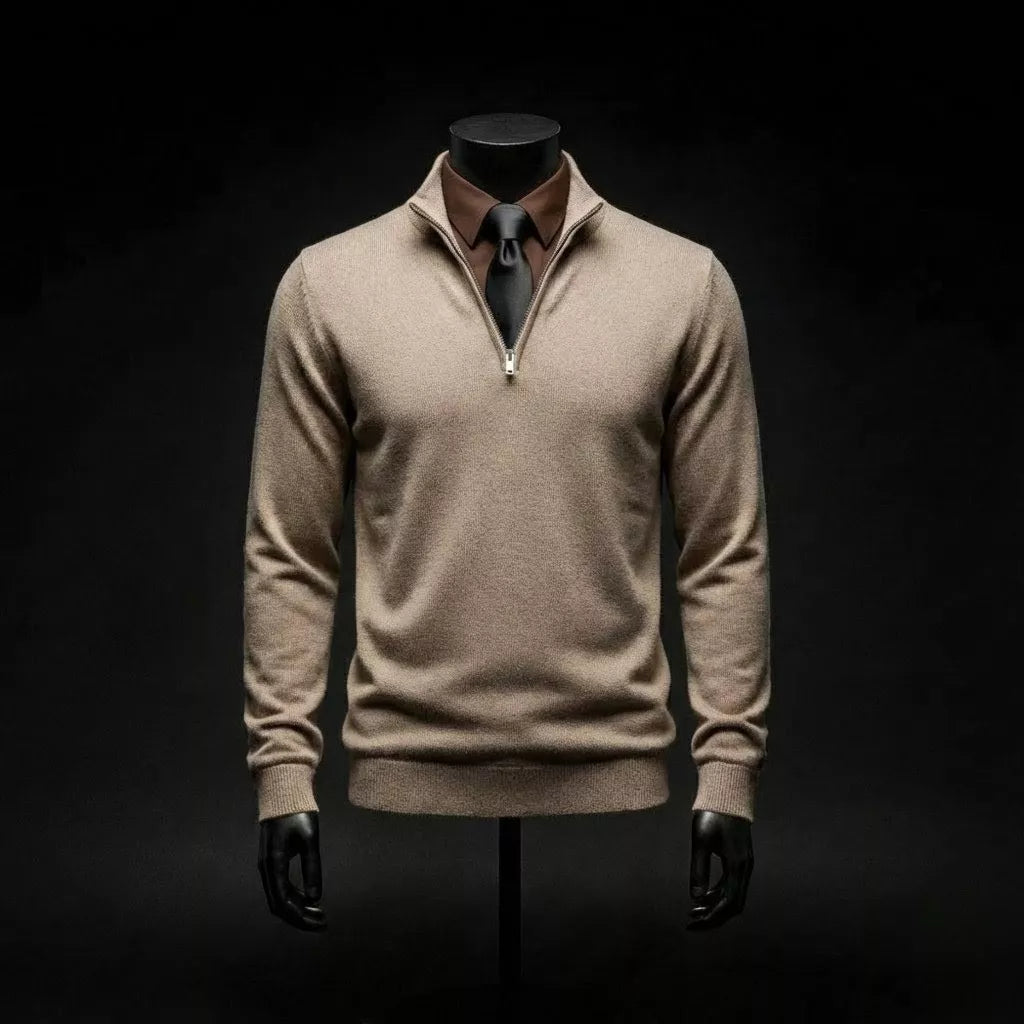 The Malvern Quarter-Zip Sweatershirt - The Malvern Quarter-Zip Sweatershirt Alex Shogun Men's Clothes