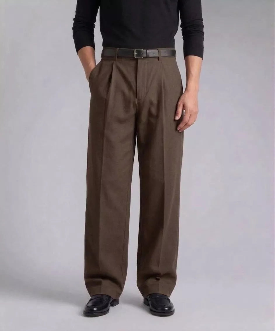 Wide-Leg Trousers - Alex Shogun Men's Clothes
