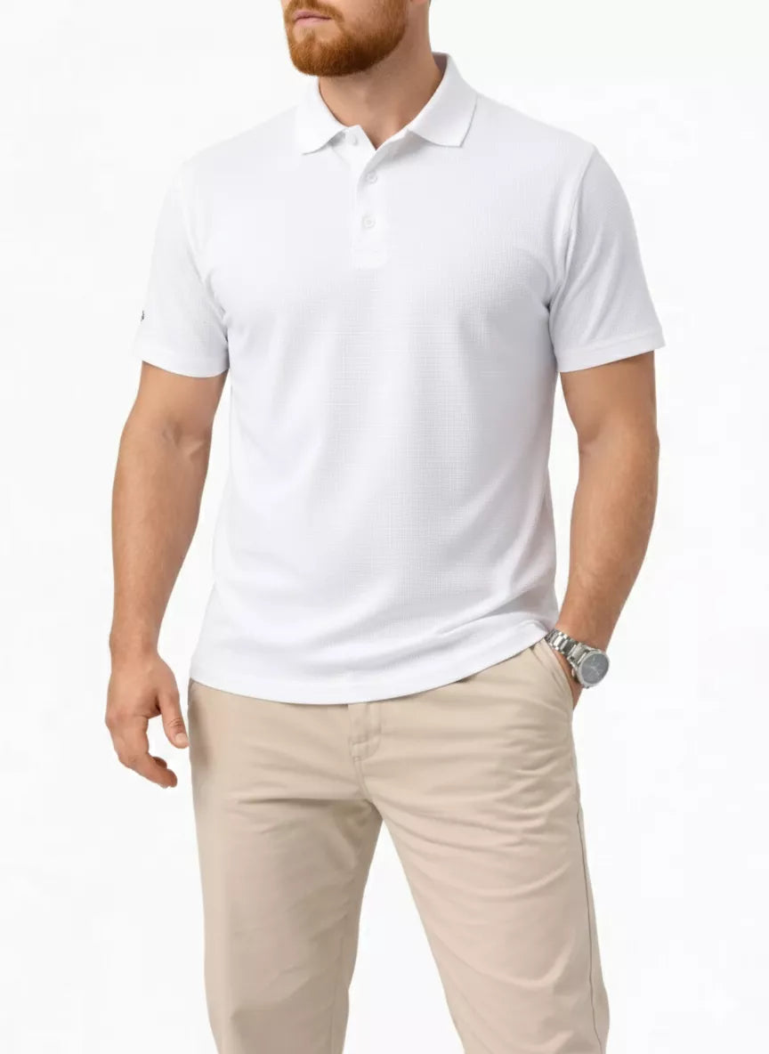 The Monaco Piqué Polo Shirt - The Monaco Piqué Polo Shirt Alex Shogun Men's Clothes