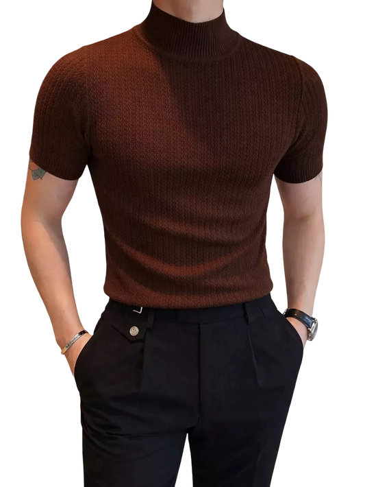 Sovereign Turtle Neck T-Shirt - Sovereign Turtle Neck T-Shirt Alex Shogun Men's Clothes