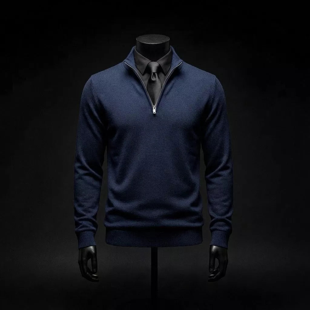 The Malvern Quarter-Zip Sweatershirt - The Malvern Quarter-Zip Sweatershirt Alex Shogun Men's Clothes