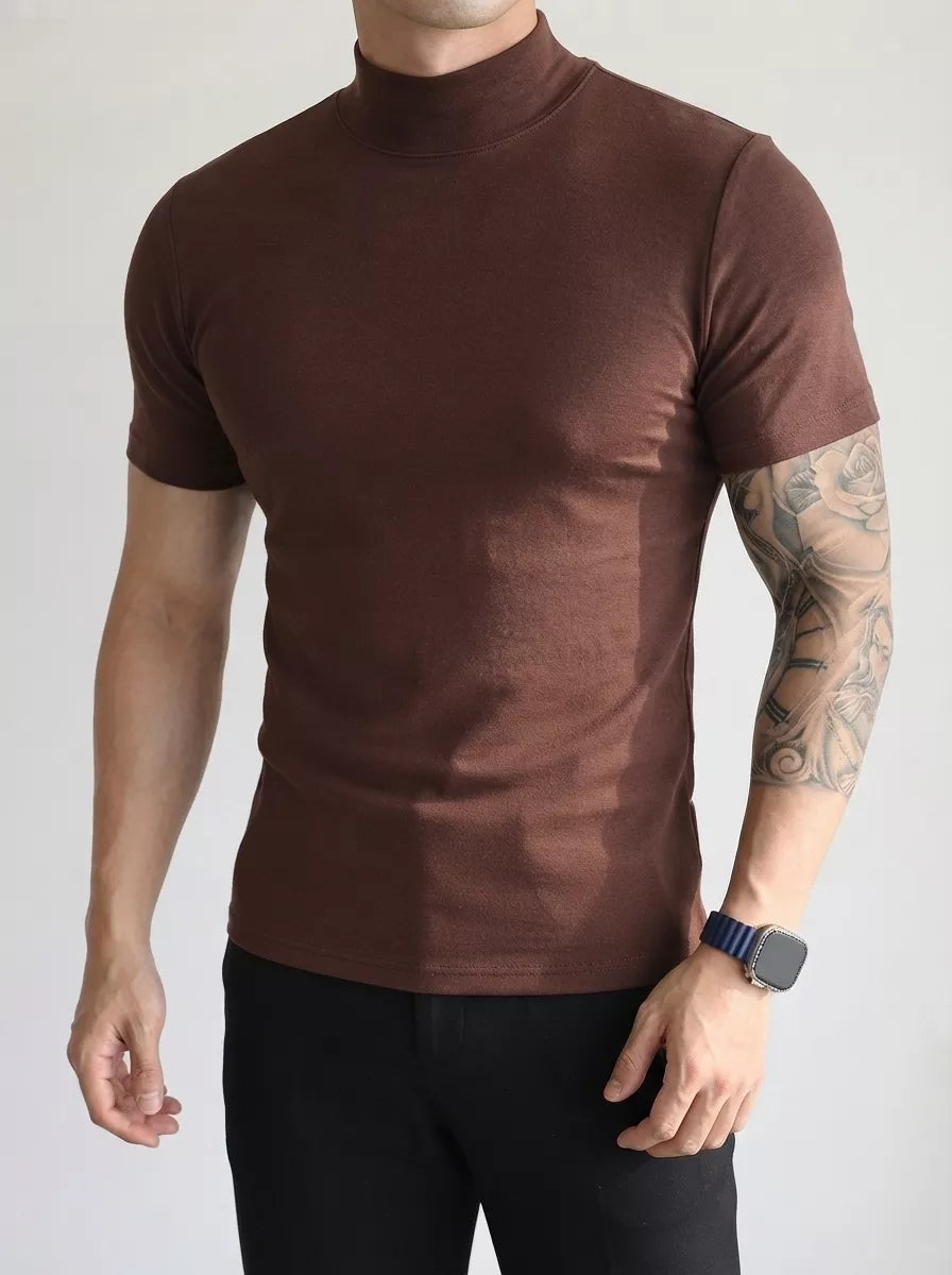 Classic Mock Neck T-shirt