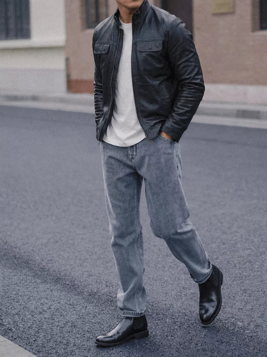 Loose Straight Jeans - Men's Loose Straight Leg Jeans | Relaxed Fit Denim | Alex Shogun Alex Shogun Men's Clothes