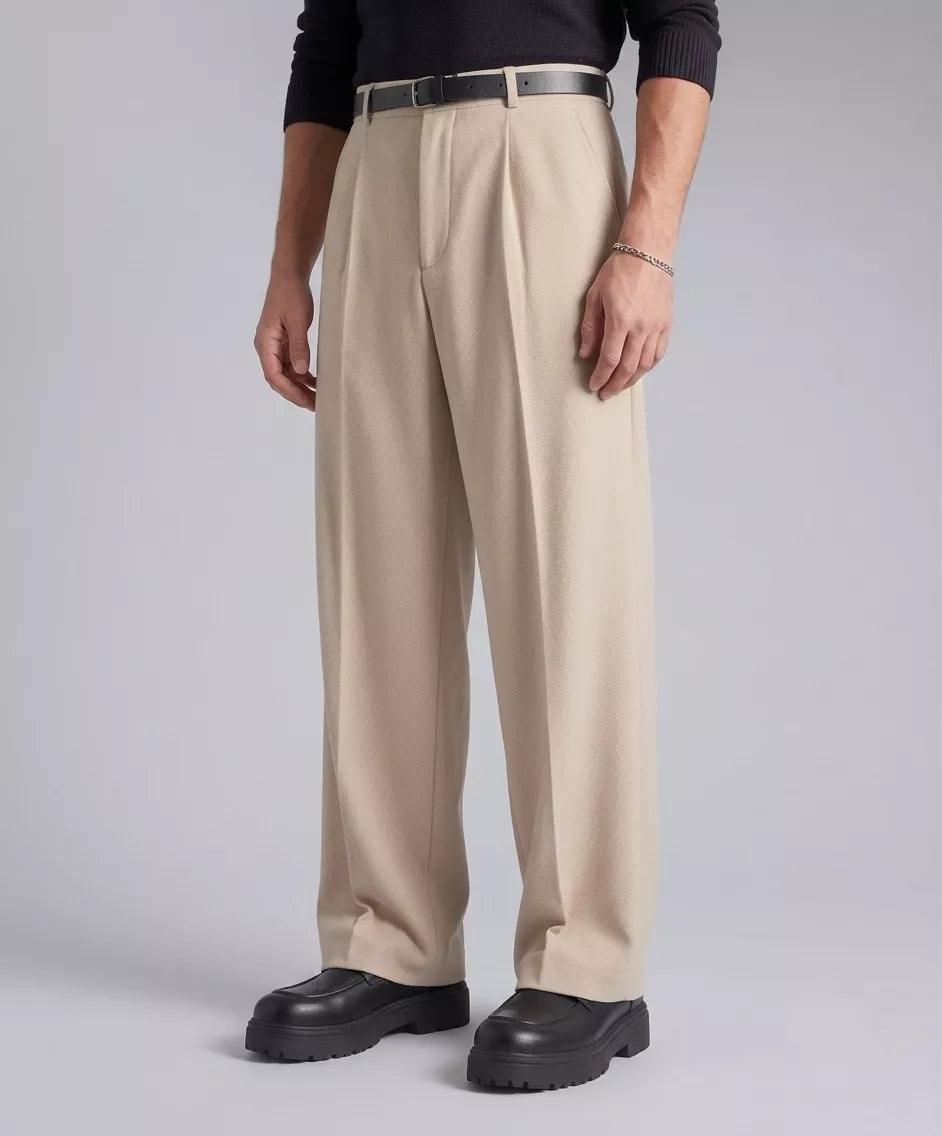 Wide-Leg Trousers - Alex Shogun Men's Clothes
