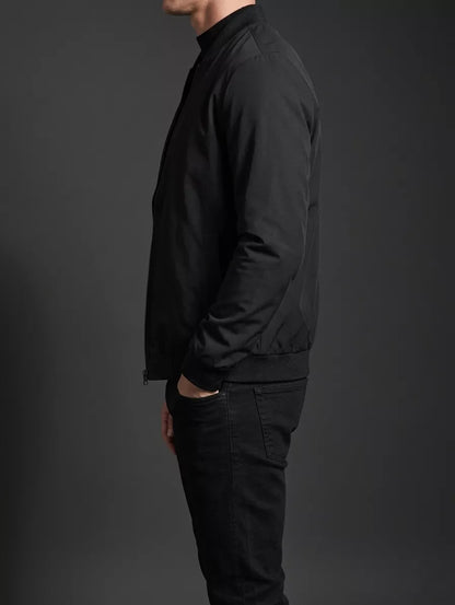 Shadow Bomber - Shadow Bomber Jacket Men | Minimalist Outerwear — AlexShogun Alex Shogun Men's Clothes