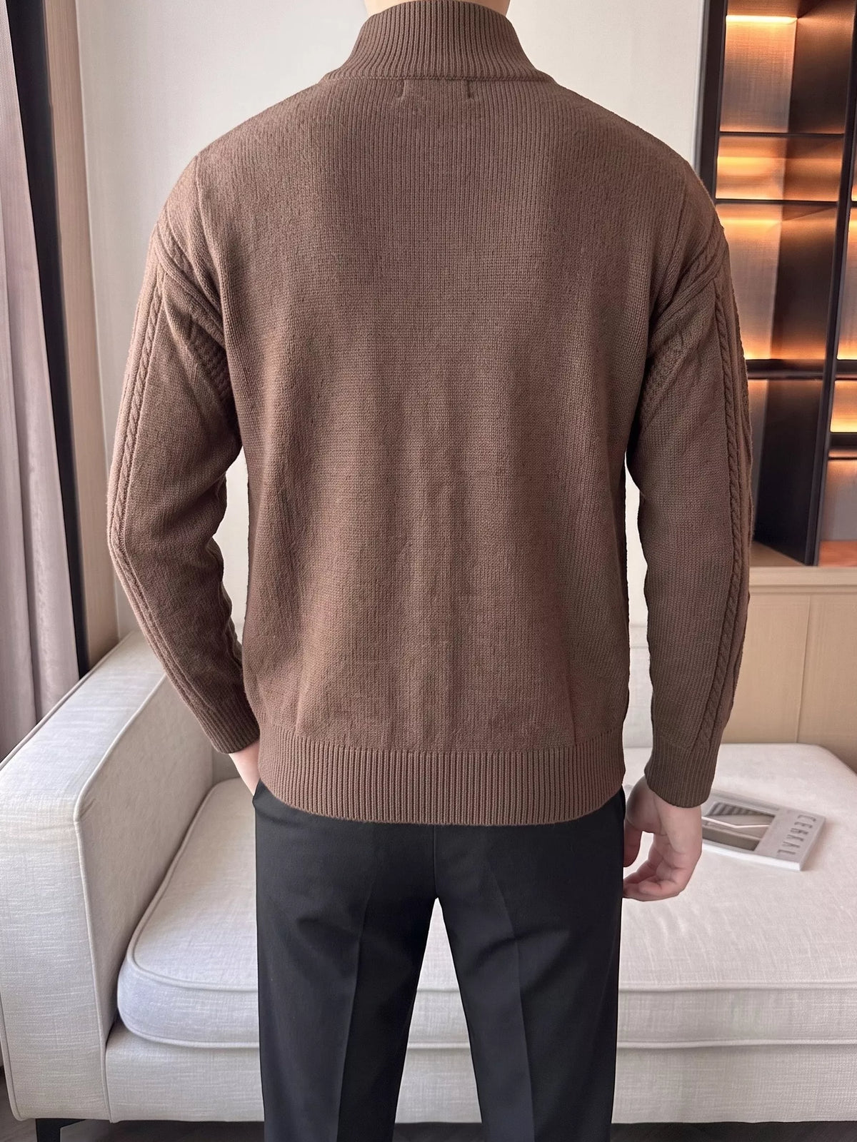 The Balmoral Knit Cardigan - Alex Shogun Men's Clothes