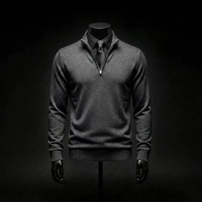 The Malvern Quarter-Zip Sweatershirt - The Malvern Quarter-Zip Sweatershirt Alex Shogun Men's Clothes