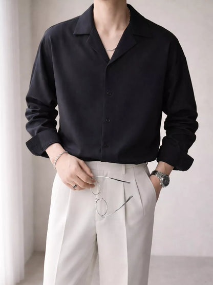 Oslo Grand Arc-Collar Shirt - Oslo Grand Arc-Collar Shirt Alex Shogun Men's Clothes