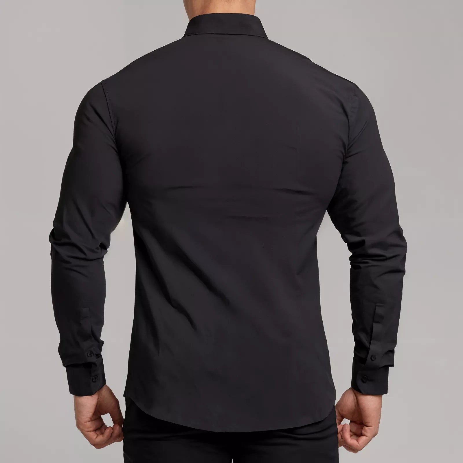 The S-Stretch Elite Long Sleeve Shirt - The S-Stretch Elite Long Sleeve Shirt Alex Shogun Men's Clothes