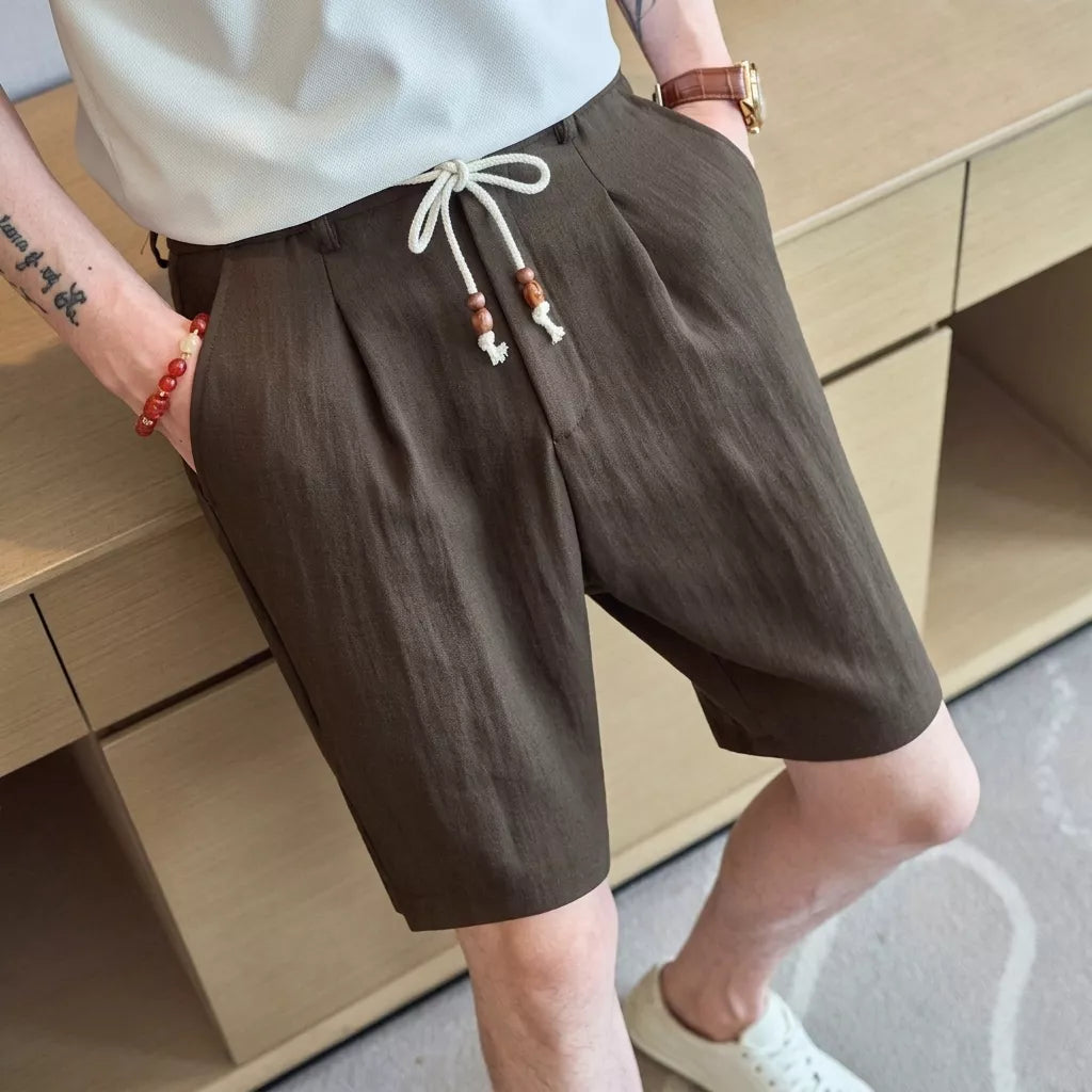 Capri Club Linen Shorts - Men's Linen Shorts | Tailored Summer Shorts | Alex Shogun Alex Shogun Men's Clothes