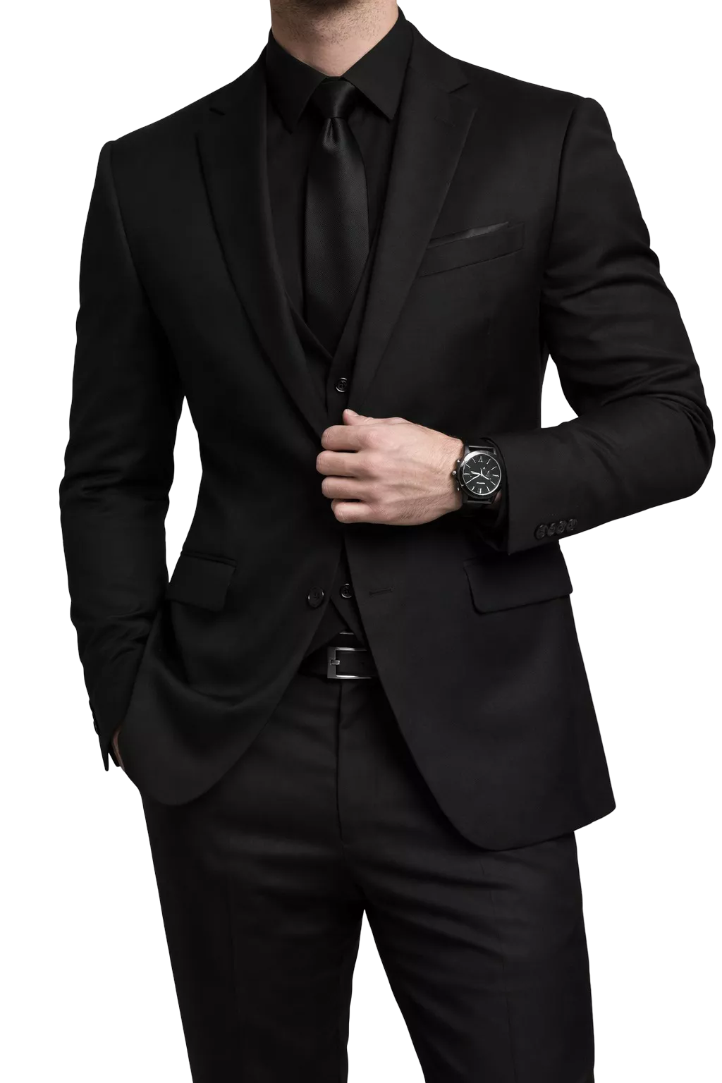 The Obsidian Smart-Knit Blazer - The Obsidian Smart-Knit Blazer Alex Shogun Men's Clothes