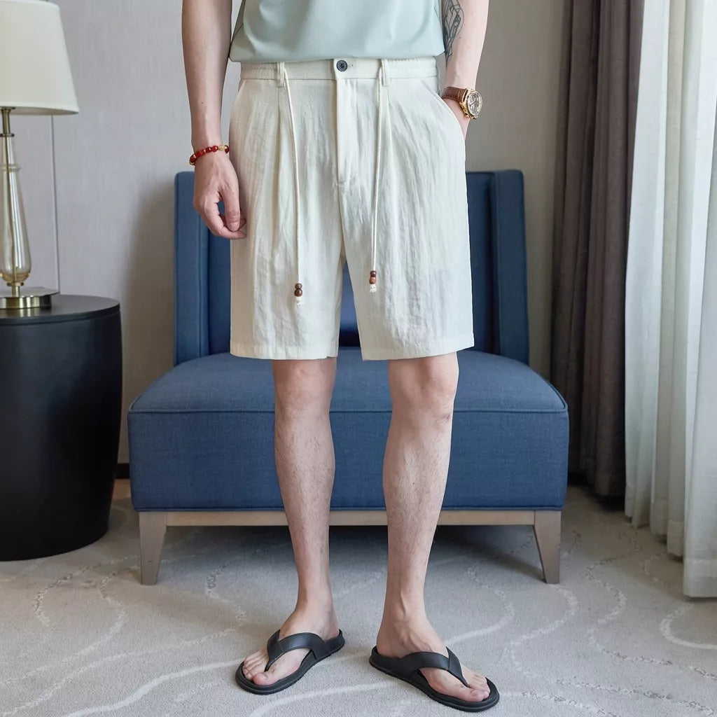Capri Club Linen Shorts - Men's Linen Shorts | Tailored Summer Shorts | Alex Shogun Alex Shogun Men's Clothes